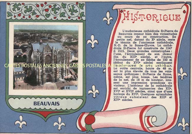 Cartes postales anciennes > CARTES POSTALES > carte postale ancienne > cartes-postales-ancienne.com Oise  Beauvais