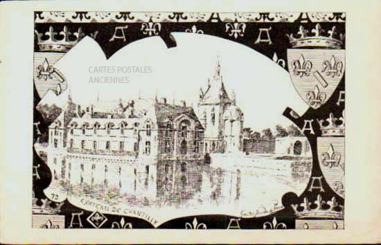 Cartes postales anciennes > CARTES POSTALES > carte postale ancienne > cartes-postales-ancienne.com Hauts de france Chantilly