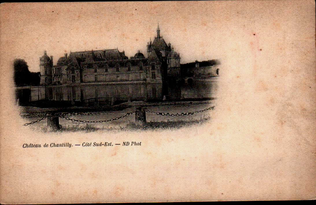 Cartes postales anciennes > CARTES POSTALES > carte postale ancienne > cartes-postales-ancienne.com Hauts de france Chantilly