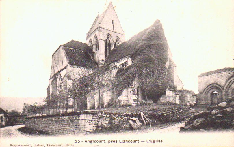 Cartes postales anciennes > CARTES POSTALES > carte postale ancienne > cartes-postales-ancienne.com Hauts de france Angicourt