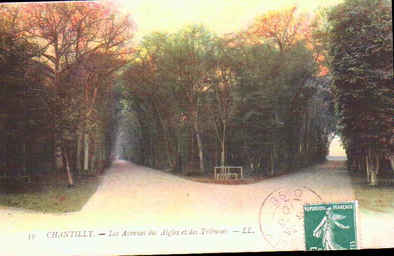 Cartes postales anciennes > CARTES POSTALES > carte postale ancienne > cartes-postales-ancienne.com Hauts de france Chantilly