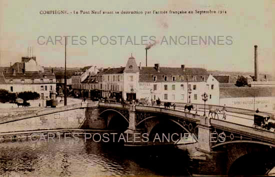 Cartes postales anciennes > CARTES POSTALES > carte postale ancienne > cartes-postales-ancienne.com Oise  Compiegne