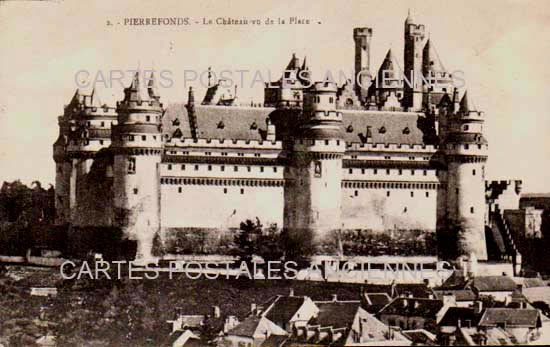 Cartes postales anciennes > CARTES POSTALES > carte postale ancienne > cartes-postales-ancienne.com Oise  Pierrefonds