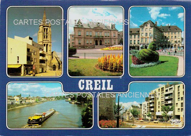 Cartes postales anciennes > CARTES POSTALES > carte postale ancienne > cartes-postales-ancienne.com Oise  Creil