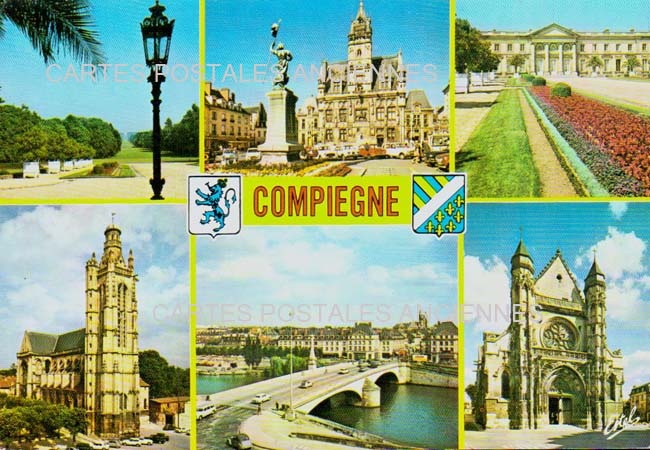 Cartes postales anciennes > CARTES POSTALES > carte postale ancienne > cartes-postales-ancienne.com Hauts de france Oise Compiegne