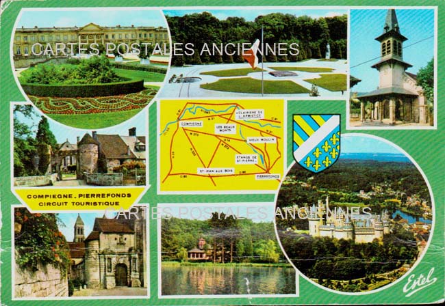Cartes postales anciennes > CARTES POSTALES > carte postale ancienne > cartes-postales-ancienne.com Oise  Compiegne