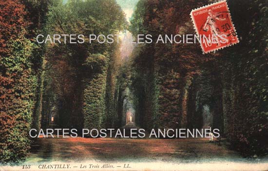 Cartes postales anciennes > CARTES POSTALES > carte postale ancienne > cartes-postales-ancienne.com Oise  Chantilly