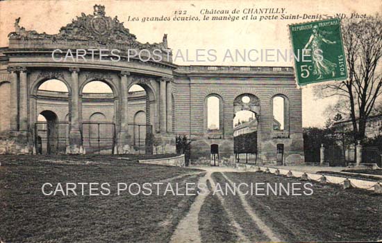 Cartes postales anciennes > CARTES POSTALES > carte postale ancienne > cartes-postales-ancienne.com Oise  Chantilly