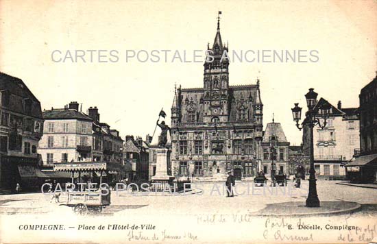 Cartes postales anciennes > CARTES POSTALES > carte postale ancienne > cartes-postales-ancienne.com Hauts de france Oise Compiegne