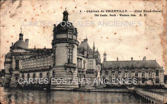 Cartes postales anciennes > CARTES POSTALES > carte postale ancienne > cartes-postales-ancienne.com Oise  Chantilly