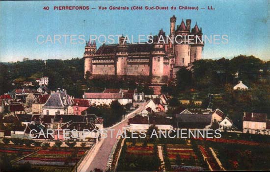 Cartes postales anciennes > CARTES POSTALES > carte postale ancienne > cartes-postales-ancienne.com Oise  Pierrefonds