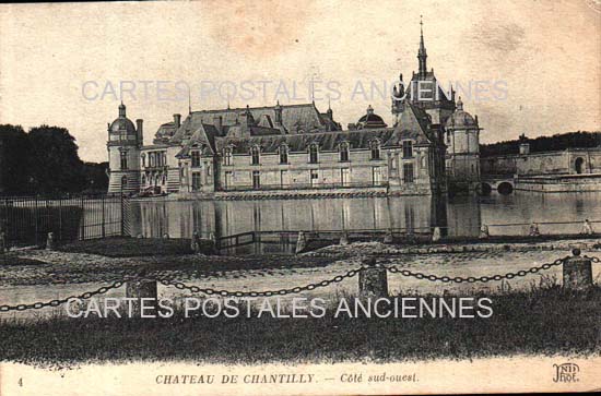 Cartes postales anciennes > CARTES POSTALES > carte postale ancienne > cartes-postales-ancienne.com Oise  Chantilly