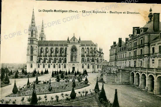 Cartes postales anciennes > CARTES POSTALES > carte postale ancienne > cartes-postales-ancienne.com Normandie Orne La Chapelle Montligeon