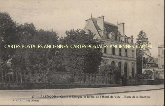 Cartes postales anciennes > CARTES POSTALES > carte postale ancienne > cartes-postales-ancienne.com Normandie Orne Alencon