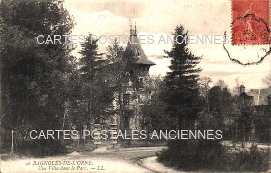 Cartes postales anciennes > CARTES POSTALES > carte postale ancienne > cartes-postales-ancienne.com Normandie Orne Bagnoles De L'Orne