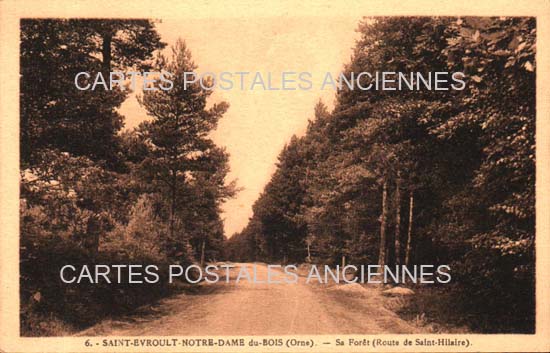Cartes postales anciennes > CARTES POSTALES > carte postale ancienne > cartes-postales-ancienne.com Normandie Orne Saint Evroult Notre Dame Du