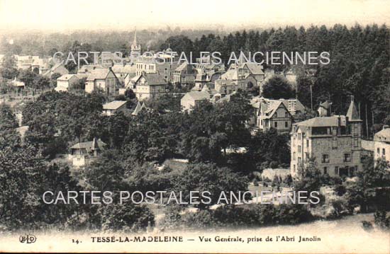 Cartes postales anciennes > CARTES POSTALES > carte postale ancienne > cartes-postales-ancienne.com Normandie Orne Tesse La Madeleine