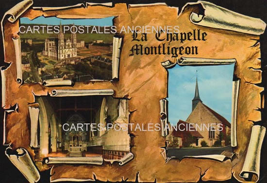 Cartes postales anciennes > CARTES POSTALES > carte postale ancienne > cartes-postales-ancienne.com Normandie Orne La Chapelle Montligeon