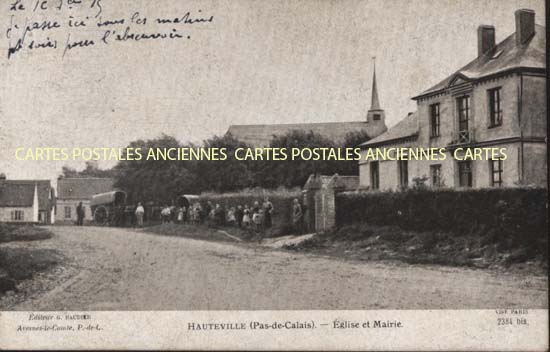 Cartes postales anciennes > CARTES POSTALES > carte postale ancienne > cartes-postales-ancienne.com Hauts de france Pas de calais Hauteville