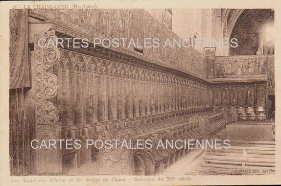 Cartes postales anciennes > CARTES POSTALES > carte postale ancienne > cartes-postales-ancienne.com Haute loire  La Chaise Dieu