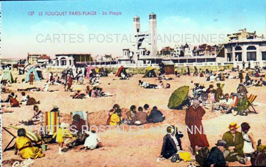 Cartes postales anciennes > CARTES POSTALES > carte postale ancienne > cartes-postales-ancienne.com Hauts de france Pas de calais Le Touquet Paris Plage