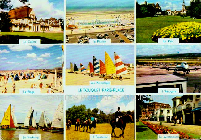 Cartes postales anciennes > CARTES POSTALES > carte postale ancienne > cartes-postales-ancienne.com Hauts de france Pas de calais Le Touquet Paris Plage