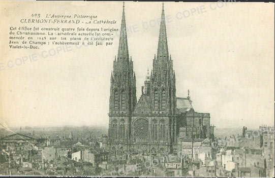 Cartes postales anciennes > CARTES POSTALES > carte postale ancienne > cartes-postales-ancienne.com Puy de dome  Clermont Ferrand