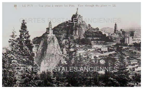 Cartes postales anciennes > CARTES POSTALES > carte postale ancienne > cartes-postales-ancienne.com Haute loire  Le Puy En Velay