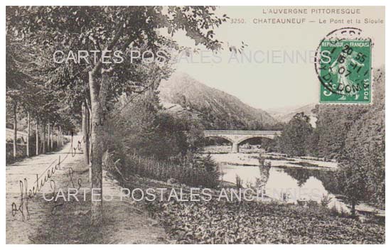 Cartes postales anciennes > CARTES POSTALES > carte postale ancienne > cartes-postales-ancienne.com Puy de dome  Chateauneuf Les Bains