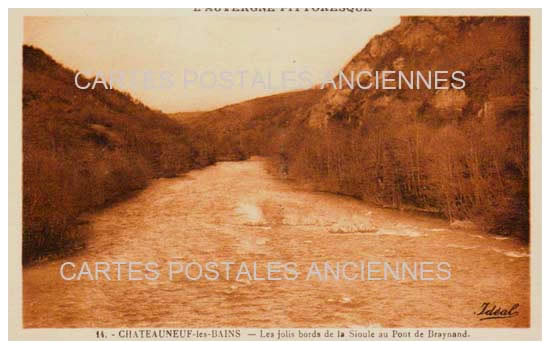 Cartes postales anciennes > CARTES POSTALES > carte postale ancienne > cartes-postales-ancienne.com Auvergne rhone alpes Puy de dome Chateauneuf Les Bains