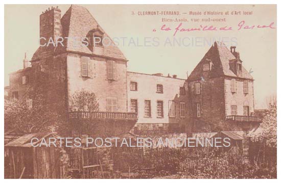 Cartes postales anciennes > CARTES POSTALES > carte postale ancienne > cartes-postales-ancienne.com Puy de dome  Clermont Ferrand