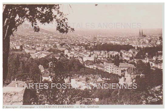 Cartes postales anciennes > CARTES POSTALES > carte postale ancienne > cartes-postales-ancienne.com Puy de dome  Clermont Ferrand