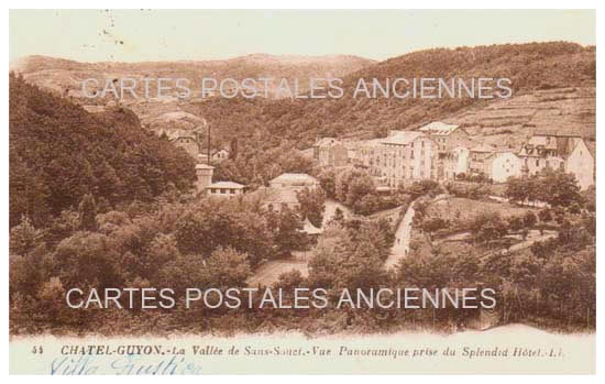 Cartes postales anciennes > CARTES POSTALES > carte postale ancienne > cartes-postales-ancienne.com Puy de dome  Chatel-Guyon