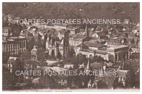 Cartes postales anciennes > CARTES POSTALES > carte postale ancienne > cartes-postales-ancienne.com Puy de dome  Mont Dore