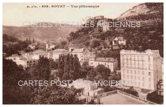 Cartes postales anciennes > CARTES POSTALES > carte postale ancienne > cartes-postales-ancienne.com Auvergne rhone alpes Puy de dome Royat