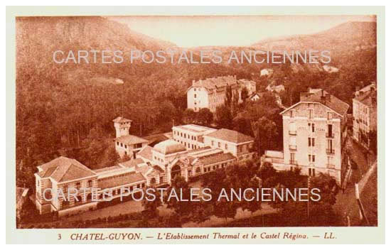 Cartes postales anciennes > CARTES POSTALES > carte postale ancienne > cartes-postales-ancienne.com Auvergne rhone alpes Puy de dome Chatel-Guyon