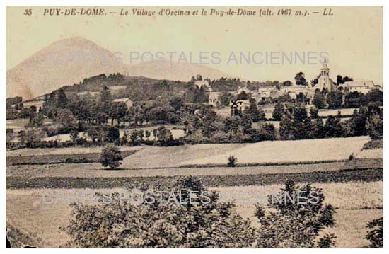 Cartes postales anciennes > CARTES POSTALES > carte postale ancienne > cartes-postales-ancienne.com Auvergne rhone alpes Puy de dome Orcines