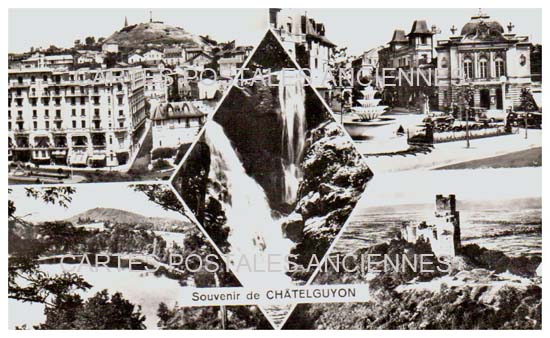 Cartes postales anciennes > CARTES POSTALES > carte postale ancienne > cartes-postales-ancienne.com Auvergne rhone alpes Puy de dome Chatel-Guyon