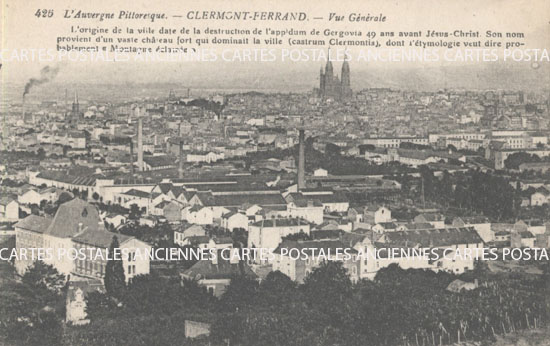 Cartes postales anciennes > CARTES POSTALES > carte postale ancienne > cartes-postales-ancienne.com Auvergne rhone alpes Puy de dome Clermont Ferrand