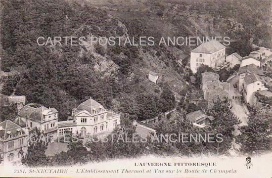 Cartes postales anciennes > CARTES POSTALES > carte postale ancienne > cartes-postales-ancienne.com Auvergne rhone alpes Puy de dome Saint Nectaire