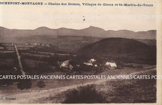 Cartes postales anciennes > CARTES POSTALES > carte postale ancienne > cartes-postales-ancienne.com Auvergne rhone alpes Puy de dome Rochefort Montagne