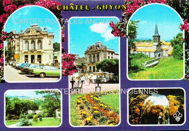 Cartes postales anciennes > CARTES POSTALES > carte postale ancienne > cartes-postales-ancienne.com Auvergne rhone alpes Puy de dome Chatel-Guyon