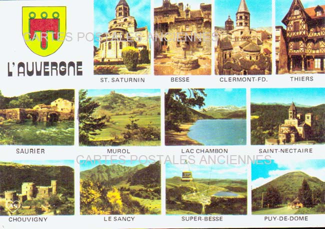 Cartes postales anciennes > CARTES POSTALES > carte postale ancienne > cartes-postales-ancienne.com Auvergne rhone alpes Puy de dome Saurier