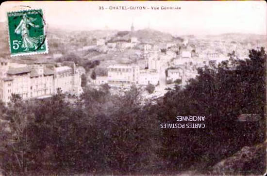 Cartes postales anciennes > CARTES POSTALES > carte postale ancienne > cartes-postales-ancienne.com Auvergne rhone alpes Puy de dome Chatel-Guyon