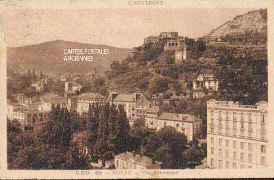 Cartes postales anciennes > CARTES POSTALES > carte postale ancienne > cartes-postales-ancienne.com Auvergne rhone alpes Puy de dome Royat