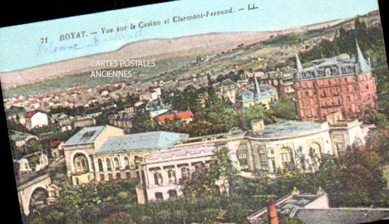 Cartes postales anciennes > CARTES POSTALES > carte postale ancienne > cartes-postales-ancienne.com Auvergne rhone alpes Puy de dome Royat