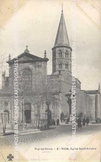 Cartes postales anciennes > CARTES POSTALES > carte postale ancienne > cartes-postales-ancienne.com Auvergne rhone alpes Puy de dome Riom