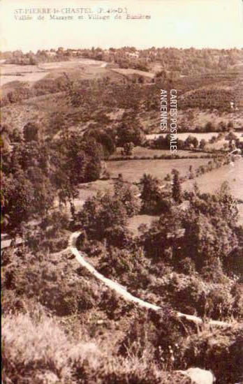 Cartes postales anciennes > CARTES POSTALES > carte postale ancienne > cartes-postales-ancienne.com Auvergne rhone alpes Puy de dome Saint Pierre Le Chastel