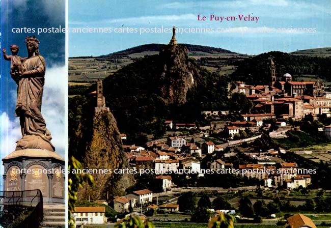Cartes postales anciennes > CARTES POSTALES > carte postale ancienne > cartes-postales-ancienne.com Auvergne rhone alpes Haute loire Le Puy En Velay
