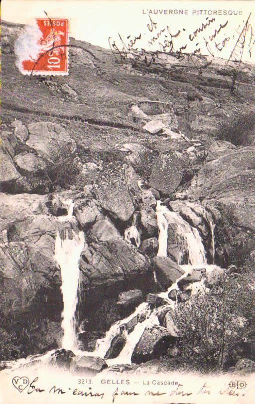 Cartes postales anciennes > CARTES POSTALES > carte postale ancienne > cartes-postales-ancienne.com Auvergne rhone alpes Puy de dome Gelles